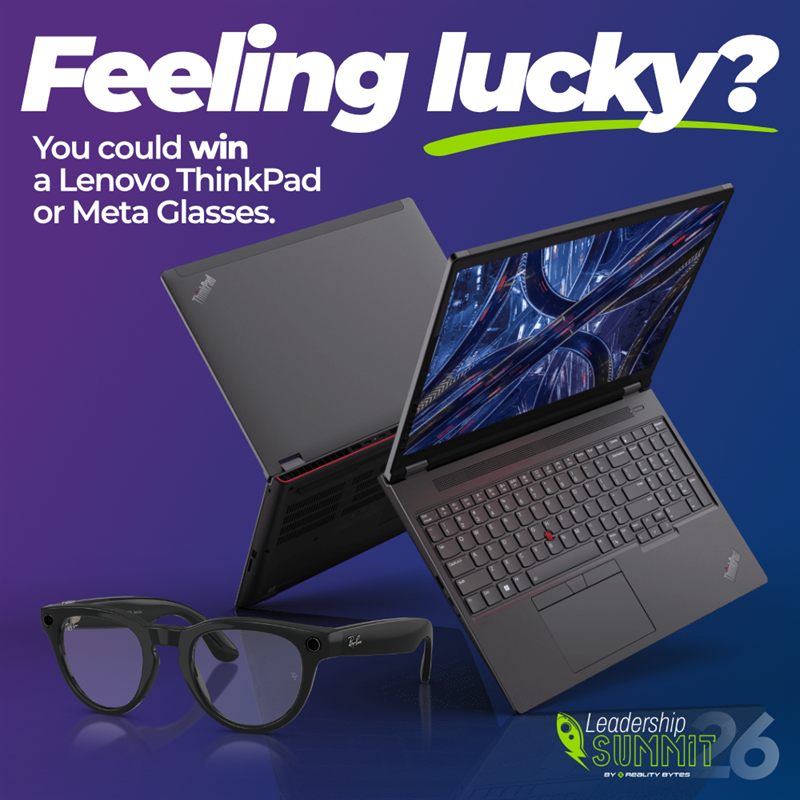 Feeling lucky? You could win a Lenovo ThinkPad or Meta glasses at the Leadership Summit 2026